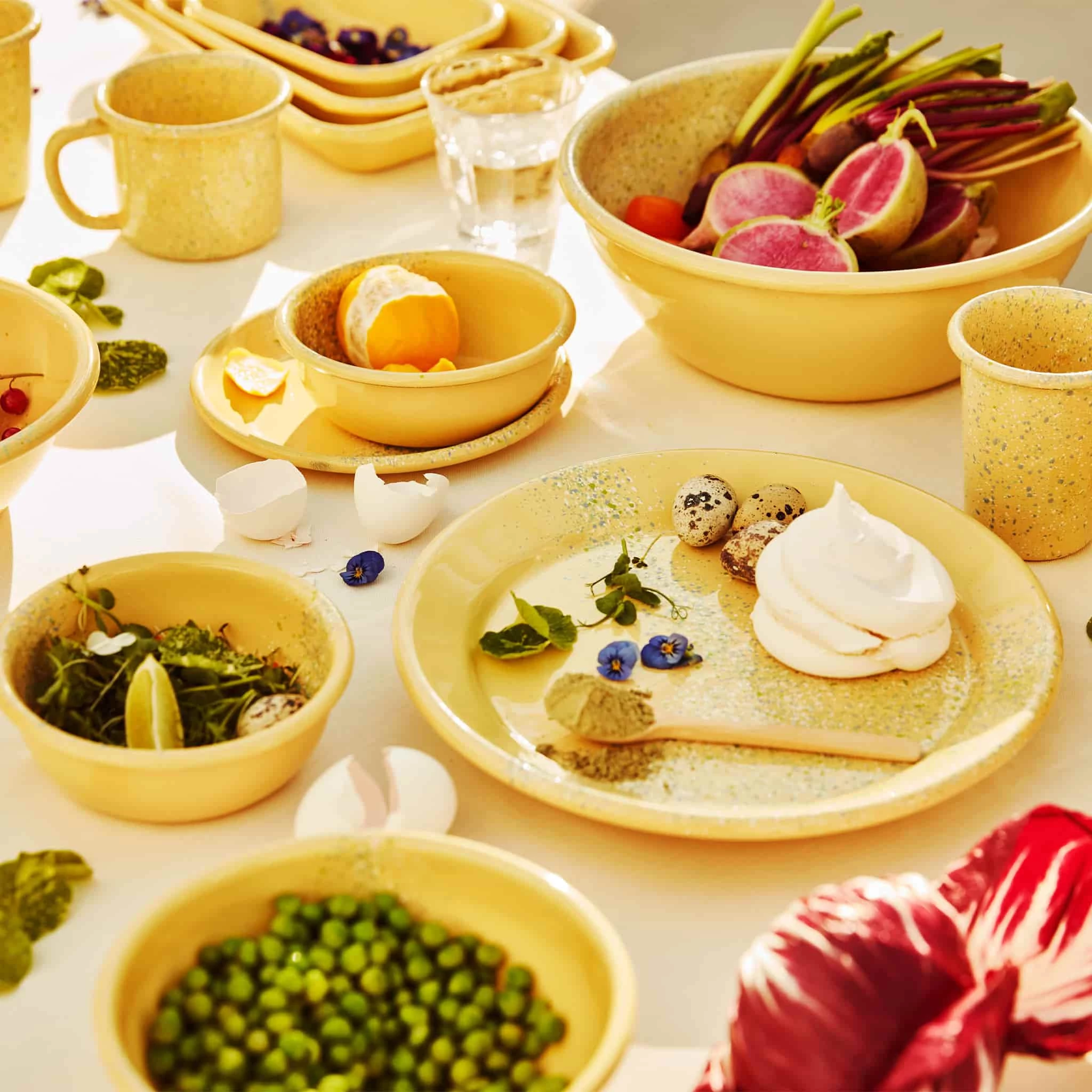 Kapka Splatter Fest Enamel Becher Gelb Enamel - Kapka 2 Kapka Splatter Fest Enamel Becher Gelb Enamel - Kapka – Bild 2