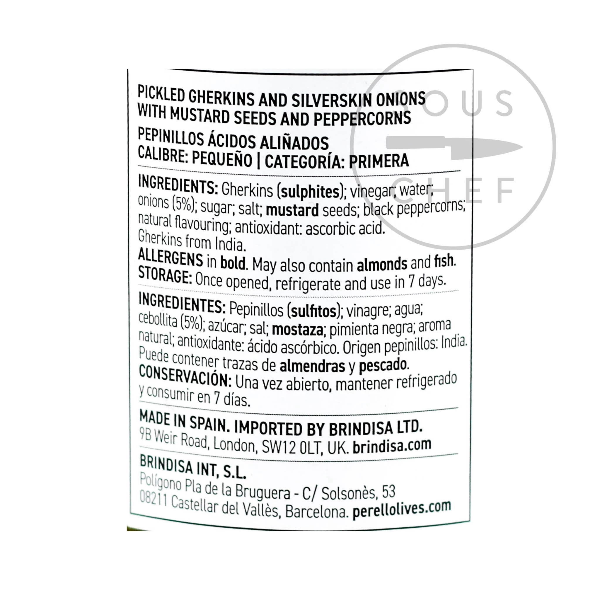 Perello Cocktail Gurken 190g 2 Perello Cocktail Gurken 190g – Bild 2