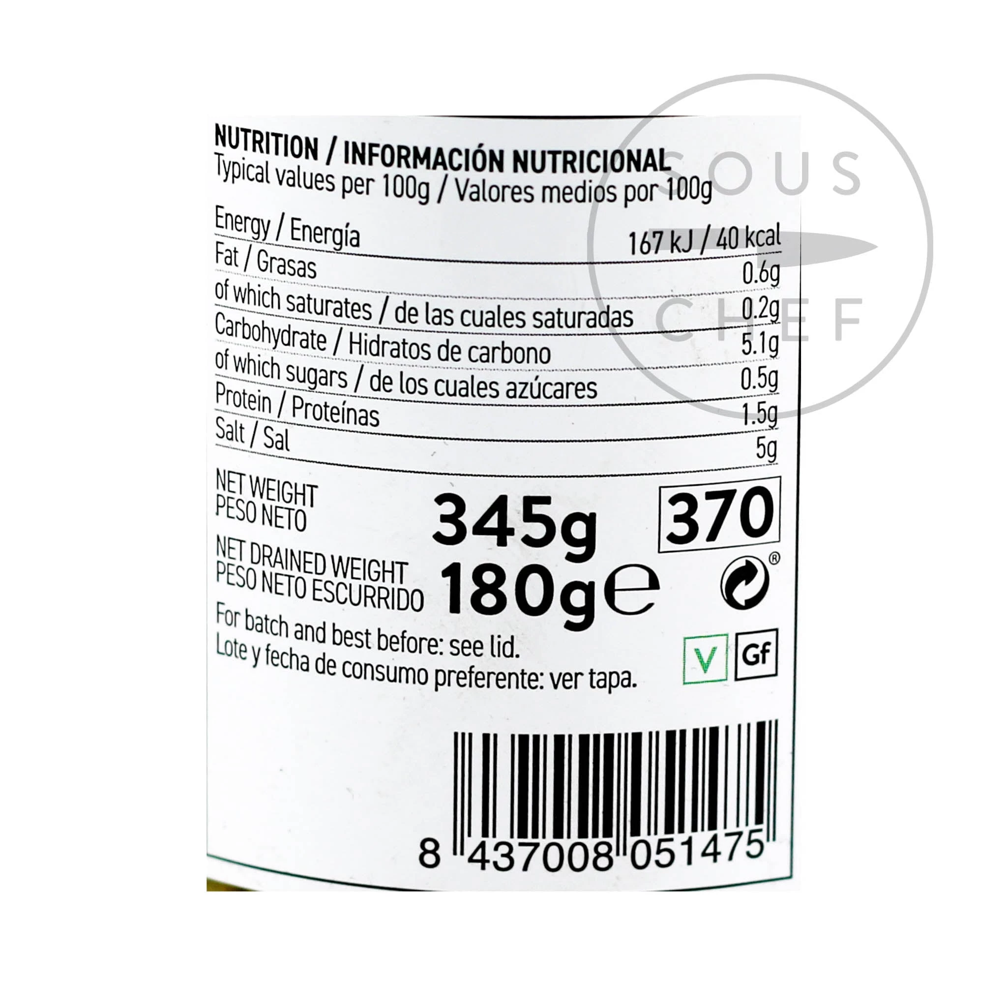 Perello Kaperbeeren 180g Zutaten 3 Perello Kaperbeeren 180g Zutaten – Bild 3