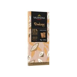 Zutaten Valrhona White Dulcey 35% Blonde Schokolade Bar 70g