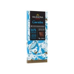 Valrhona Dark Caraibe 66% Dark Chocolate Bar 70g