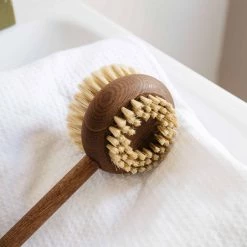 Andree Jardin Long Handled Back Brush - Ash Wood & Hog Bristle -Deutschland Küchenwaren Verkäufe AJ0049 AndreeJardinLongHandledBackBrush AshWood HogBristle lifestyle 2