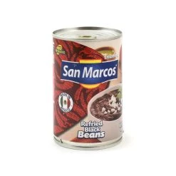 San Marcos Frijoles Refritos Negros - Refried Bohnen 430g Zutaten