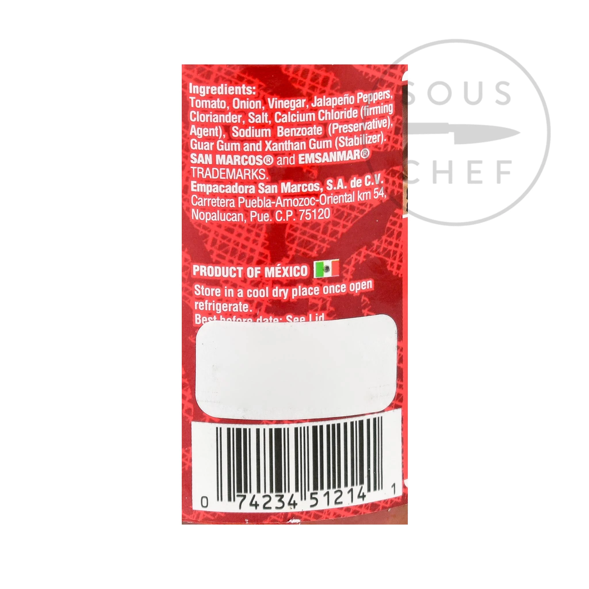 Zutaten San Marcos Salsa Pico De Gallo 230g 3 Zutaten San Marcos Salsa Pico De Gallo 230g – Bild 3