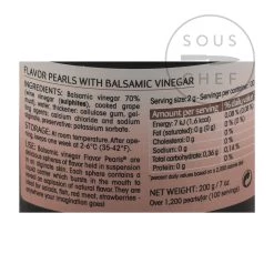 Christine Le Tennier Zutaten Balsamico Essig Geschmack Perlen -Deutschland Küchenwaren Verkäufe AU0025 BalsamicVinegarFlavourPearls nutrition