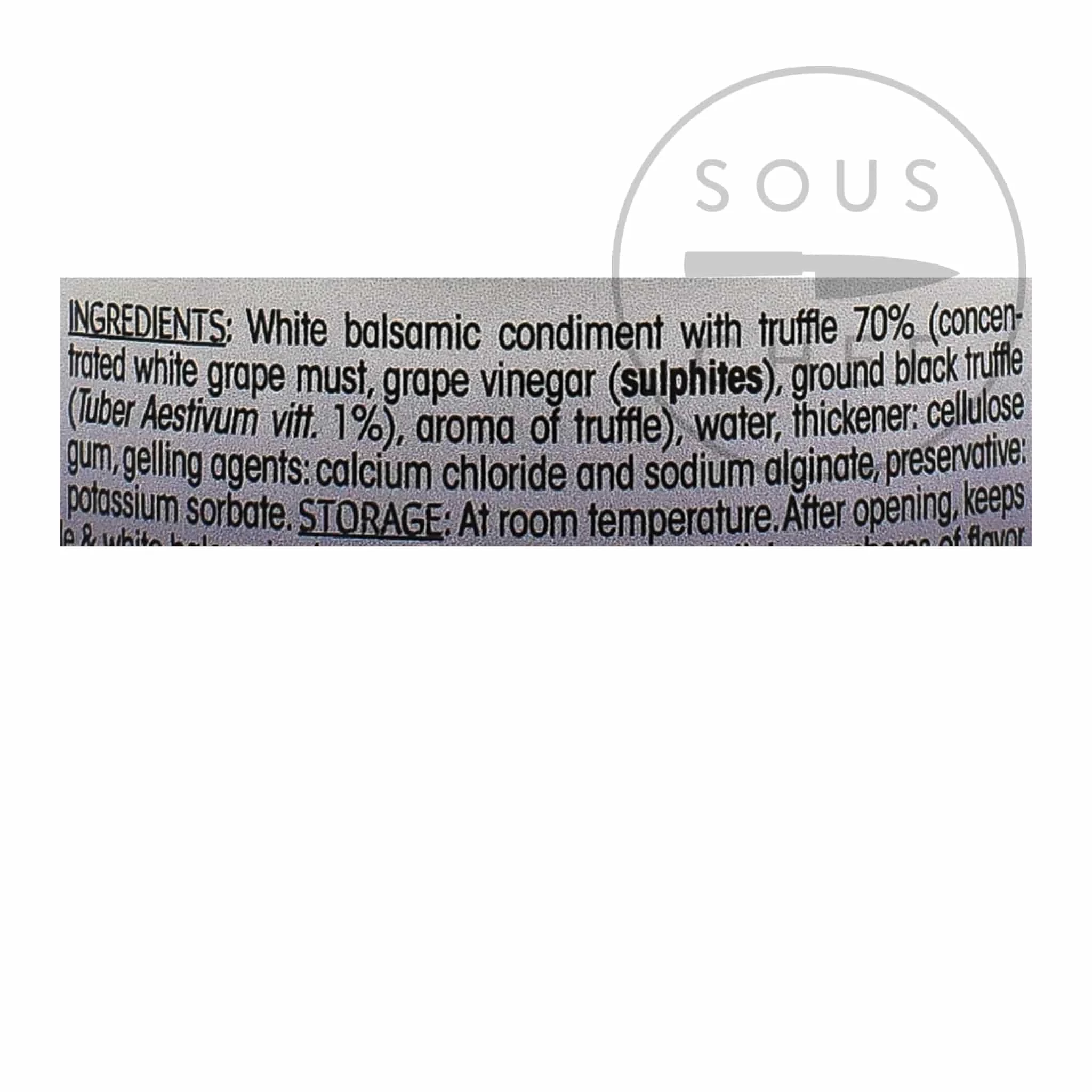 Christine Le Tennier Weiß Balsamic Und Schwarze Trüffel Flavor Pearls Zutaten 5 Christine Le Tennier Weiß Balsamic Und Schwarze Trüffel Flavor Pearls Zutaten – Bild 5