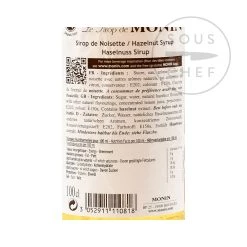 Monin Haselnuss Sirup 1 Liter -Deutschland Küchenwaren Verkäufe BO0141 MoninHazelnutSyrup1litre 1