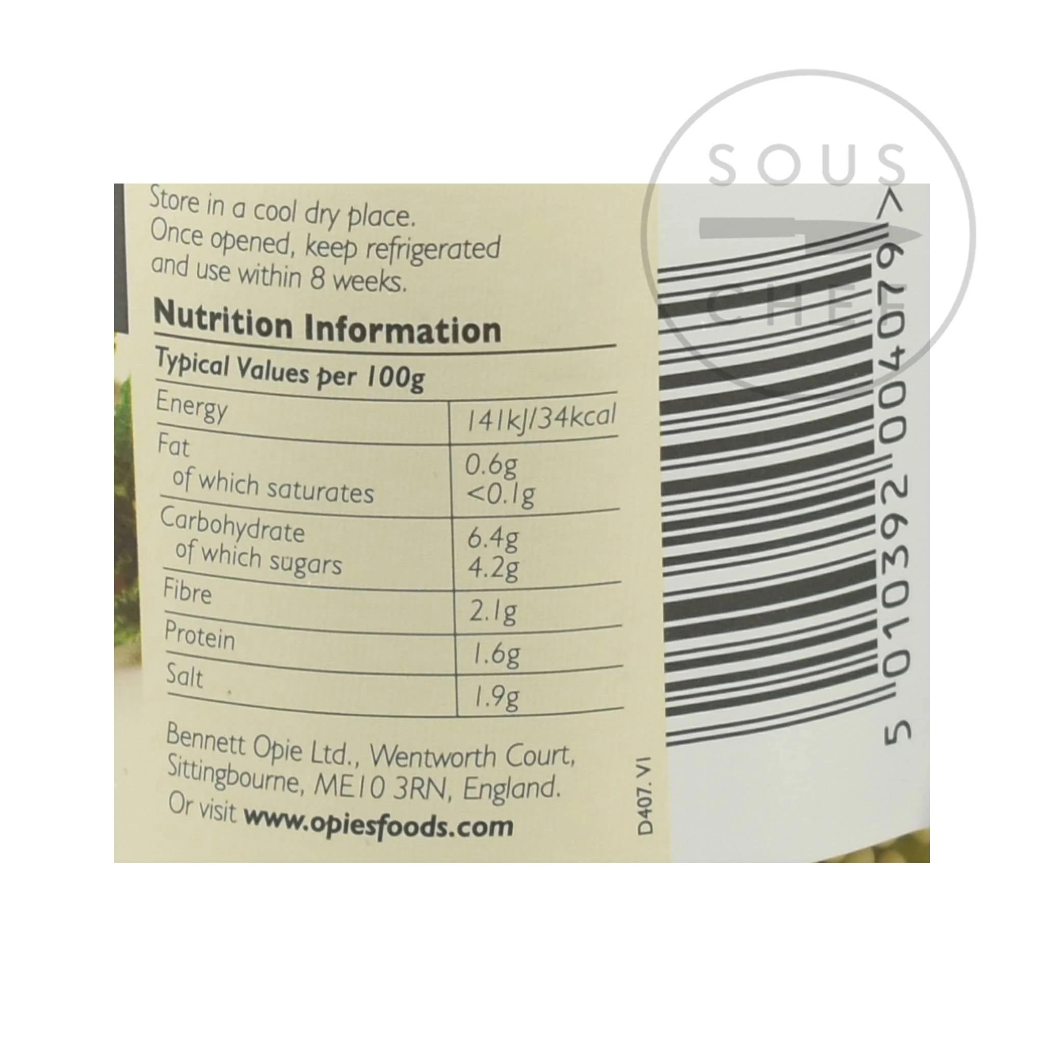 Opies Zutaten Cornichons Und Eingelegte Zwiebeln 350g 2 Opies Zutaten Cornichons Und Eingelegte Zwiebeln 350g – Bild 2