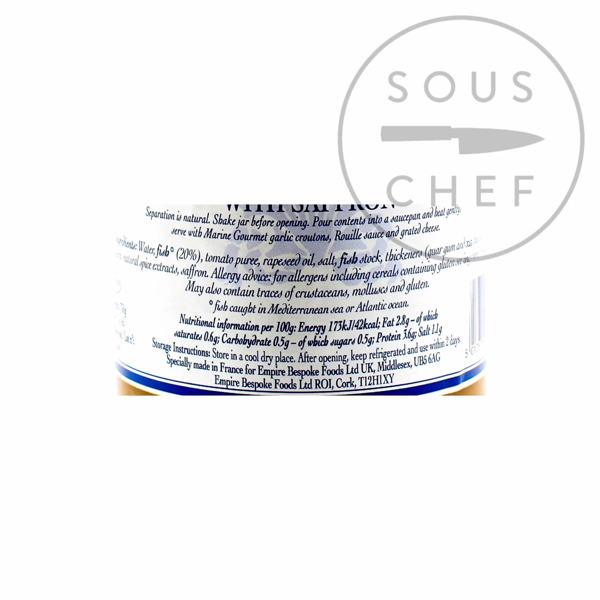 Marine Gourmet Fischsuppe Mit Safran 715ml 2 Marine Gourmet Fischsuppe Mit Safran 715ml – Bild 2
