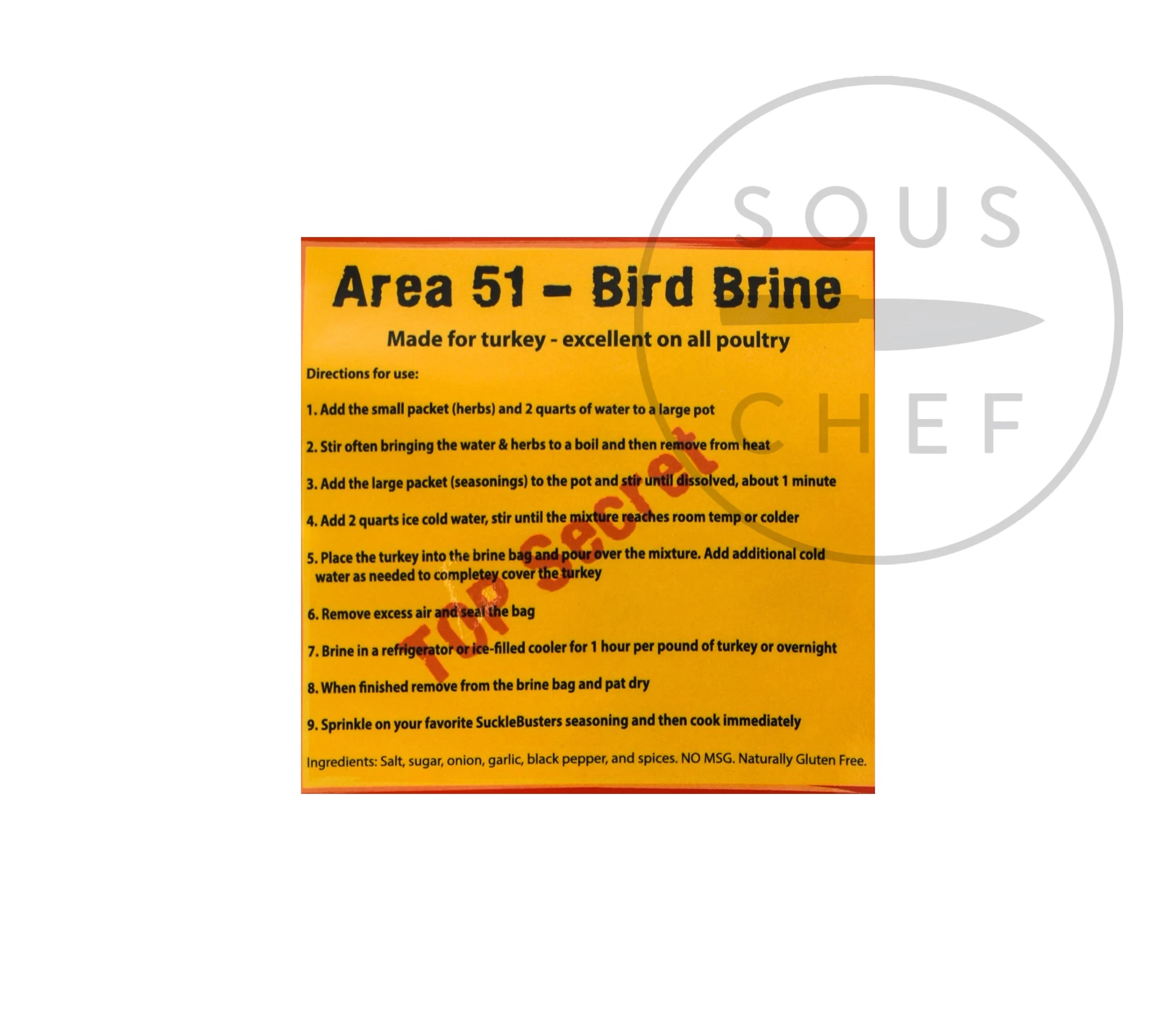 Zutaten Sucklebusters 'Area 51' Türkei Brine Kit 430g 2 Zutaten Sucklebusters 'Area 51' Türkei Brine Kit 430g – Bild 2