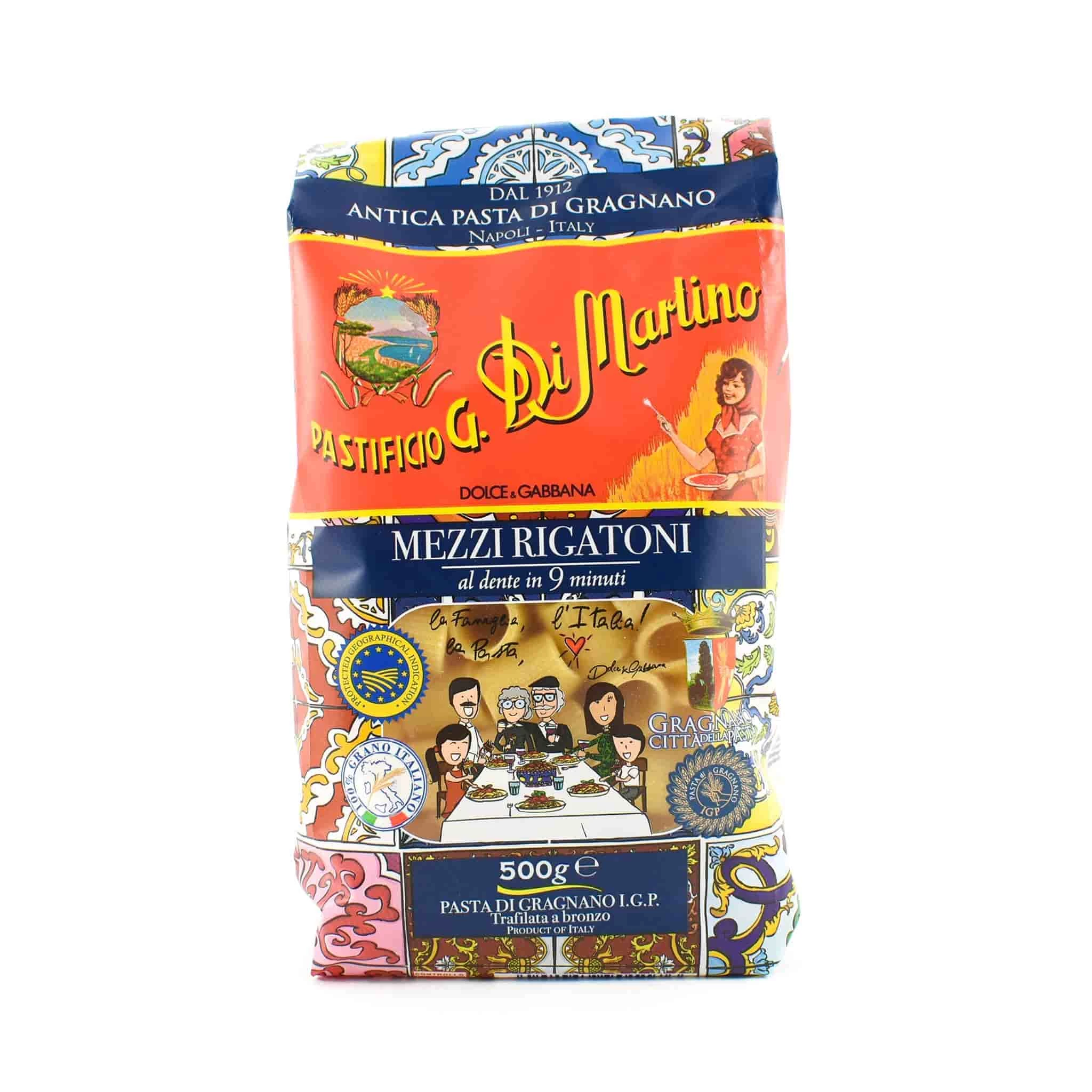 Dolce & Gabbana Dolce & Gabbana Gragnano IGP Mezzi Rigatoni 500g Zutaten 1 Dolce & Gabbana Dolce & Gabbana Gragnano IGP Mezzi Rigatoni 500g Zutaten