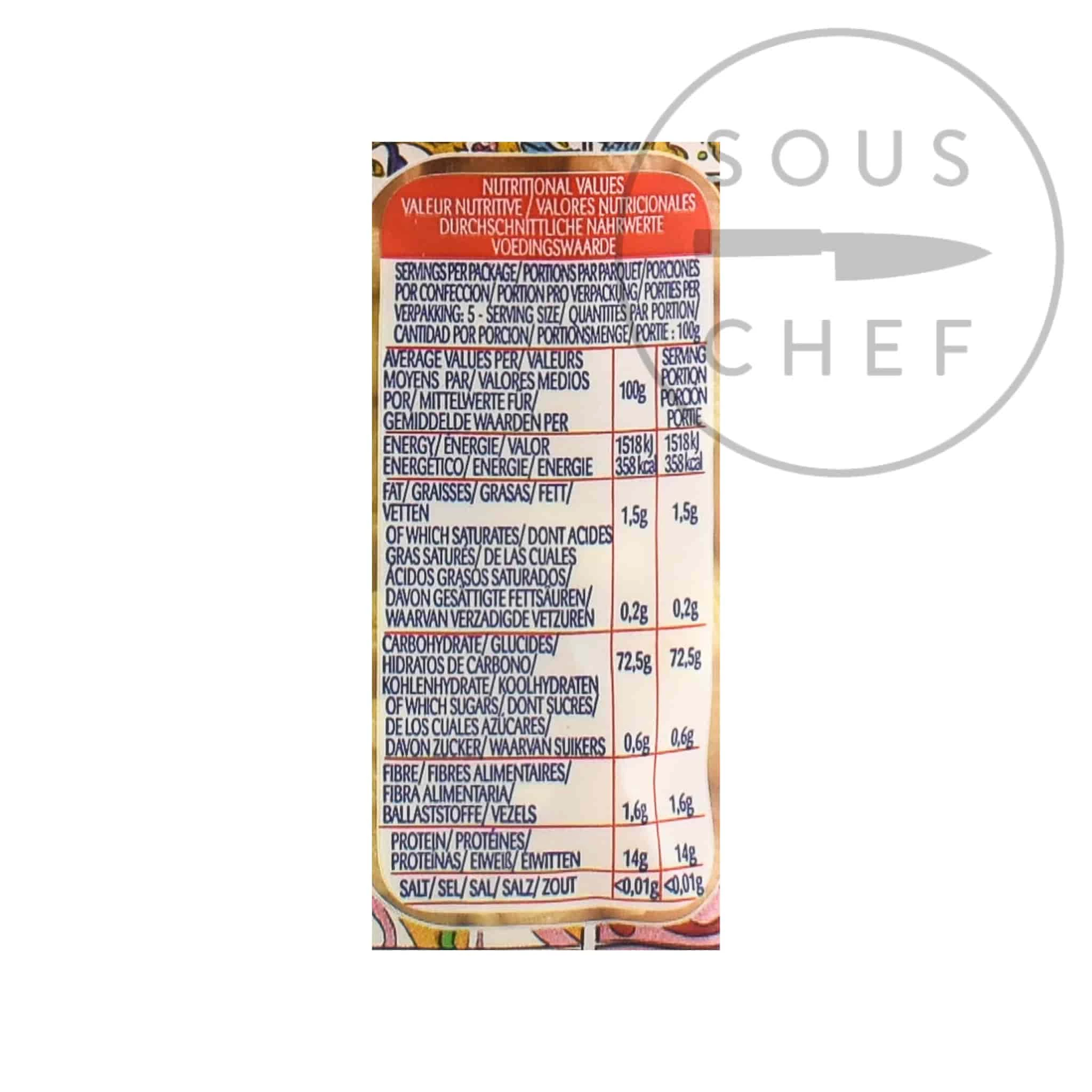 Dolce & Gabbana Dolce & Gabbana Gragnano IGP Gnocchi Sardi 500g Zutaten 2 Dolce & Gabbana Dolce & Gabbana Gragnano IGP Gnocchi Sardi 500g Zutaten – Bild 2