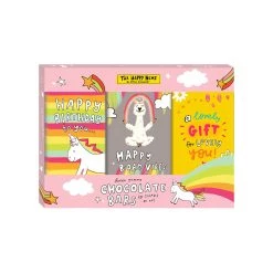 The Happy News Frohe Nachrichten Frohe Nachrichten Happy Birthday Schokoriegel Trio 300g Zutaten