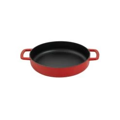 Combekk Sous-Chef Rot Recyceltes Gusseisen Bratpfanne 24cm