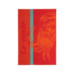 Coucke Französisch Tee Handtuch - Krabben-Kochgeschirr