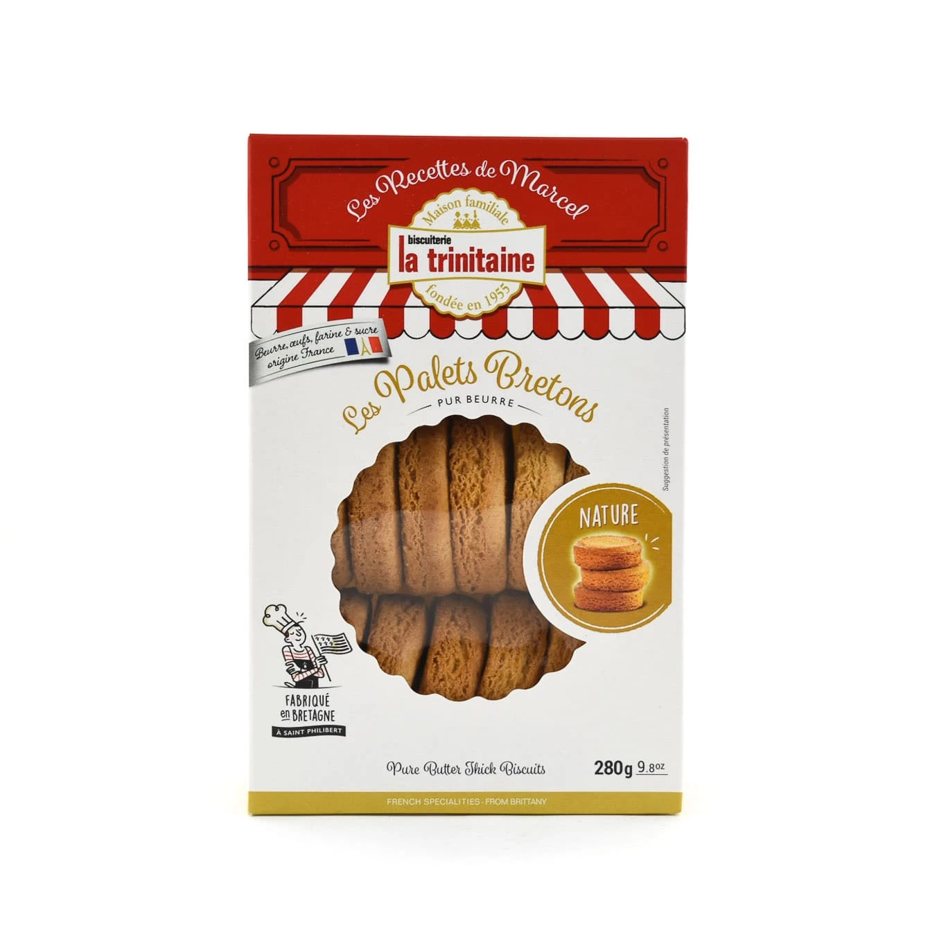 Biscuiterie La Trinitaine Pure Butter Breton Palets 280g Zutaten 1 Biscuiterie La Trinitaine Pure Butter Breton Palets 280g Zutaten