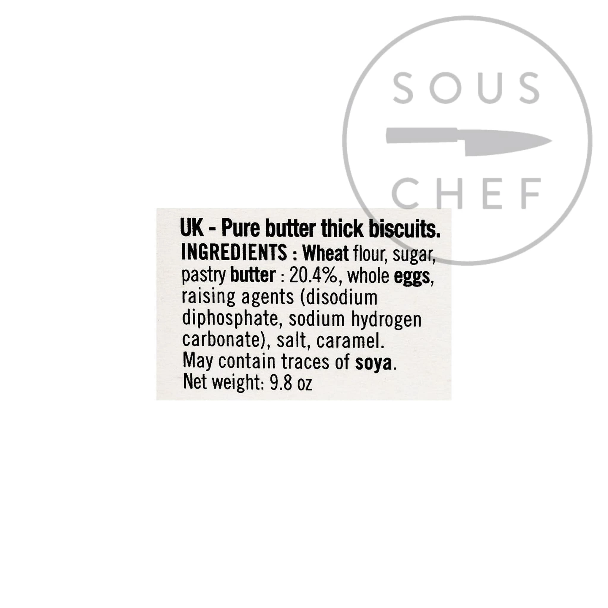 Biscuiterie La Trinitaine Pure Butter Breton Palets 280g Zutaten 2 Biscuiterie La Trinitaine Pure Butter Breton Palets 280g Zutaten – Bild 2