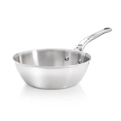 Kochgeschirr De Buyer Affinität Edelstahl Gebogene Saute Pan 24cm