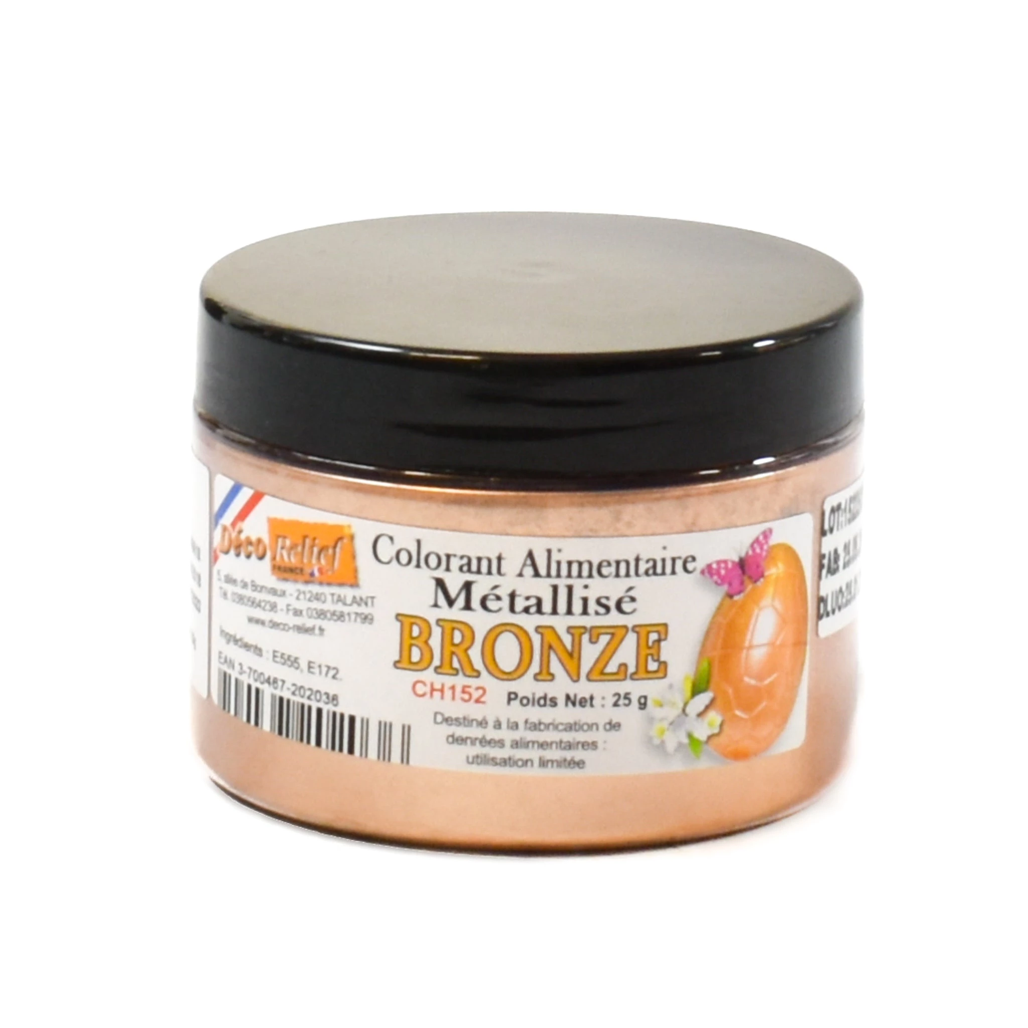 Deco Relief Deko Relief Aromen & Amp; Farben Essbare Bronze Shimmer Staub 25g 1 Deco Relief Deko Relief Aromen & Amp; Farben Essbare Bronze Shimmer Staub 25g