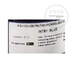 Deco Relief Intensive Blue Food Farbe 50g Zutaten -Deutschland Küchenwaren Verkäufe DE0059 IntenseBlueFoodColour 1