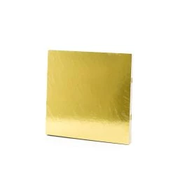 Deco-Relief Square Cake Board Gold 10pc Kochgeschirr