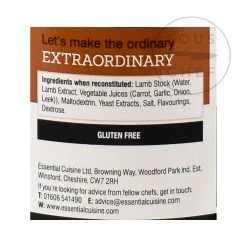 Essential Cuisine Essentielle Küche Lamb Glace 600g Zutaten -Deutschland Küchenwaren Verkäufe EC0014B EssentialCuisineLambGlace 600g 4