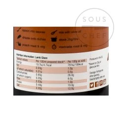 Essential Cuisine Essentielle Küche Lamb Glace 600g Zutaten -Deutschland Küchenwaren Verkäufe EC0014B EssentialCuisineLambGlace 600g 5