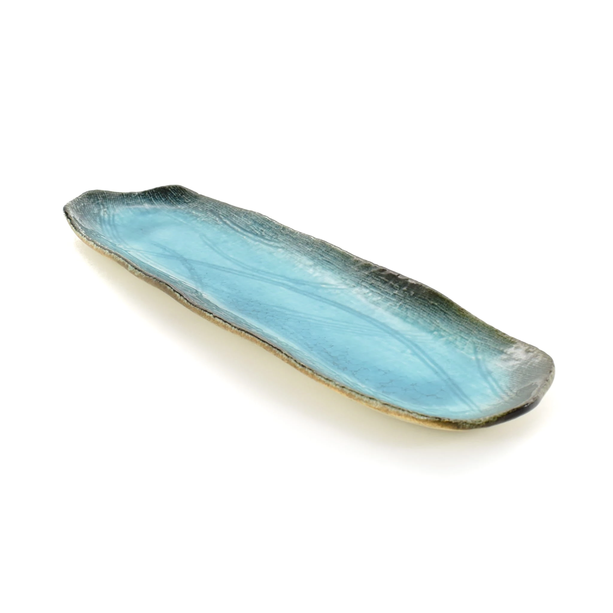 Kiji Stoneware & Ceramics Kiji Steinzeug & Amp; Keramik Türkis Glaze Sushi Platter Geschirr 1 Kiji Stoneware & Ceramics Kiji Steinzeug & Amp; Keramik Türkis Glaze Sushi Platter Geschirr