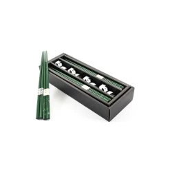 Kiji Stoneware & Ceramics Kiji Steinzeug & Amp; Keramik Geschirr Panda Chopstick & Amp; Rest Set - 4 Paare