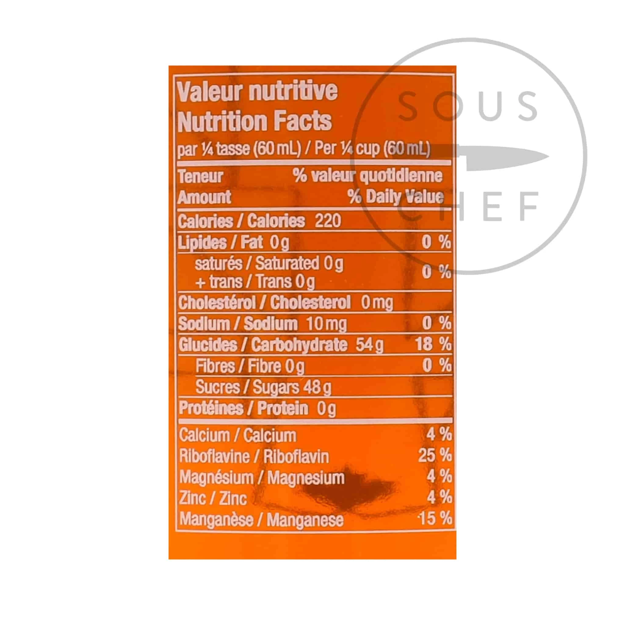 Zutaten Escuminac Extra Rare Light Ahorn Sirup 200ml 3 Zutaten Escuminac Extra Rare Light Ahorn Sirup 200ml – Bild 3