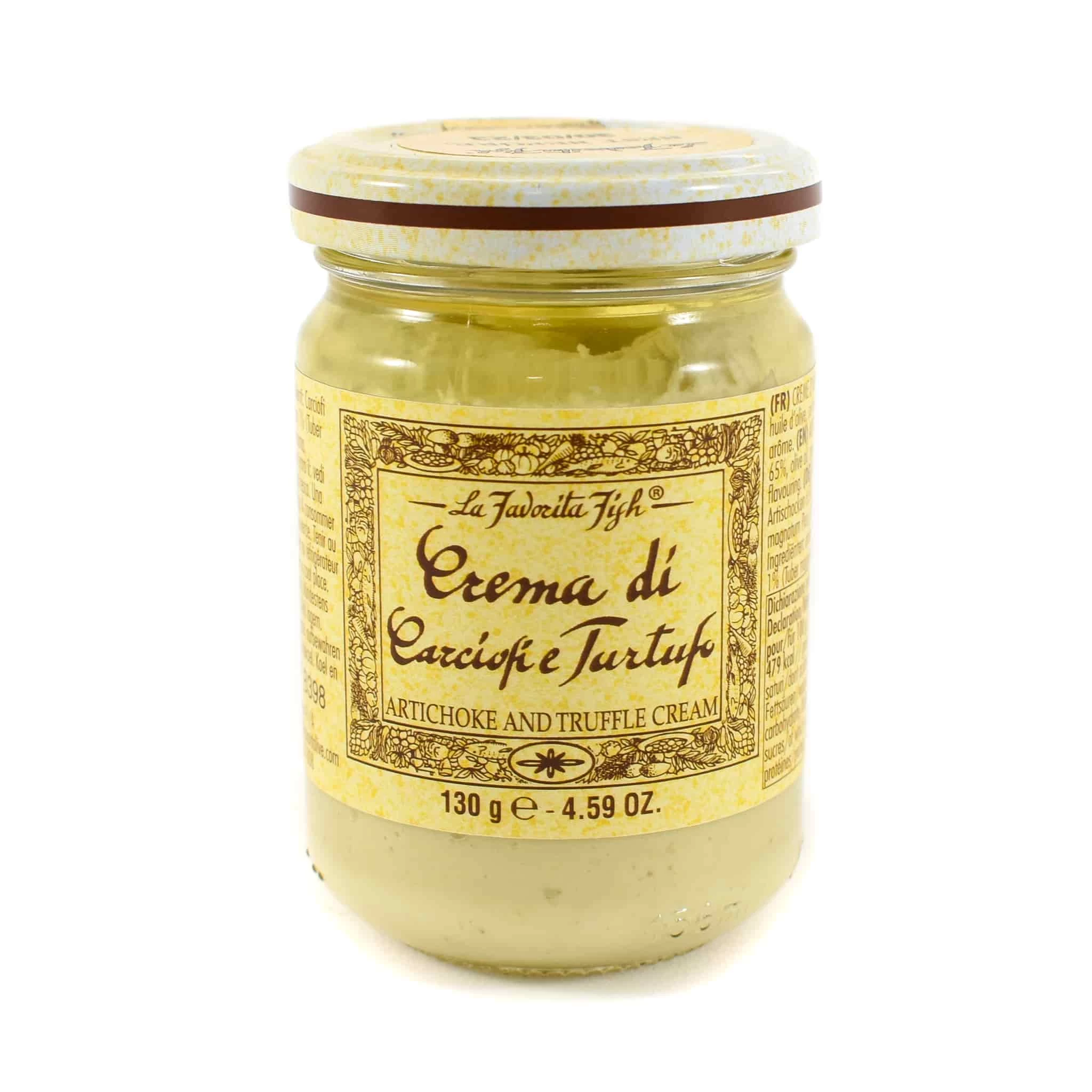 Zutaten La Favorita Artischocke Und Trüffelcreme 130g 1 Zutaten La Favorita Artischocke Und Trüffelcreme 130g