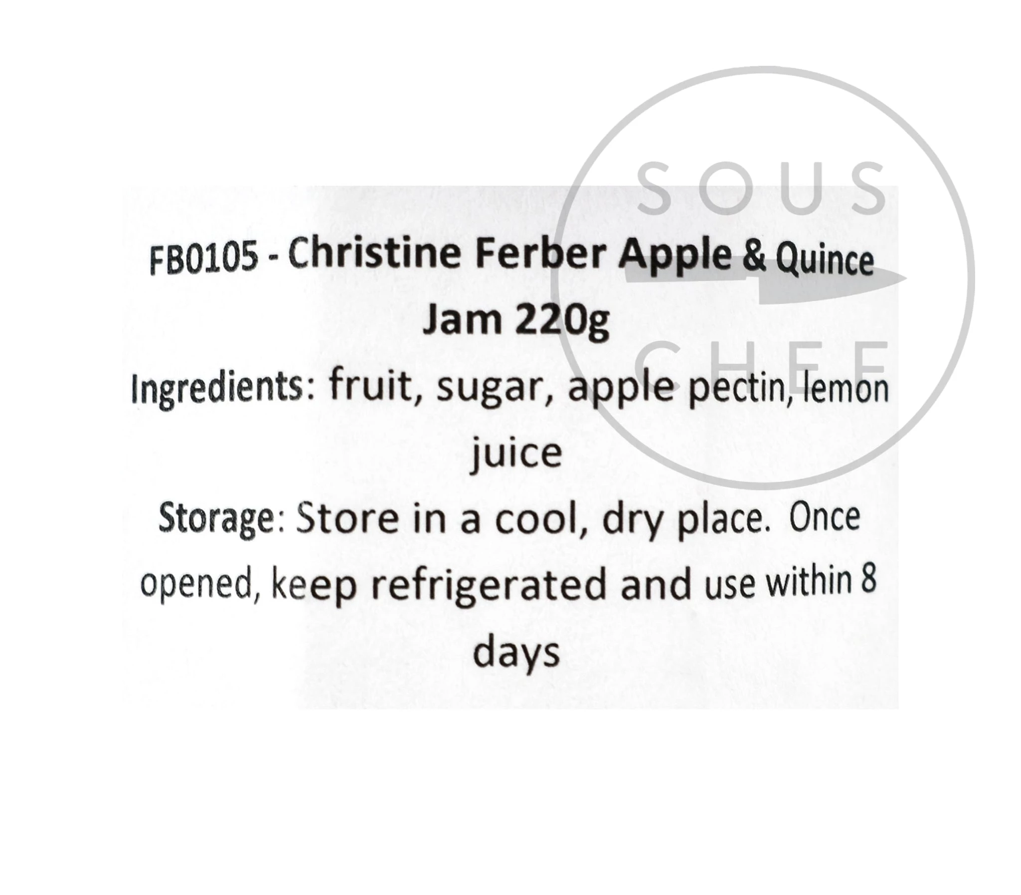 Kurzdatiert Christine Ferber Apple & Quince Jam 220g Sonderangebote 2 Kurzdatiert Christine Ferber Apple & Quince Jam 220g Sonderangebote – Bild 2