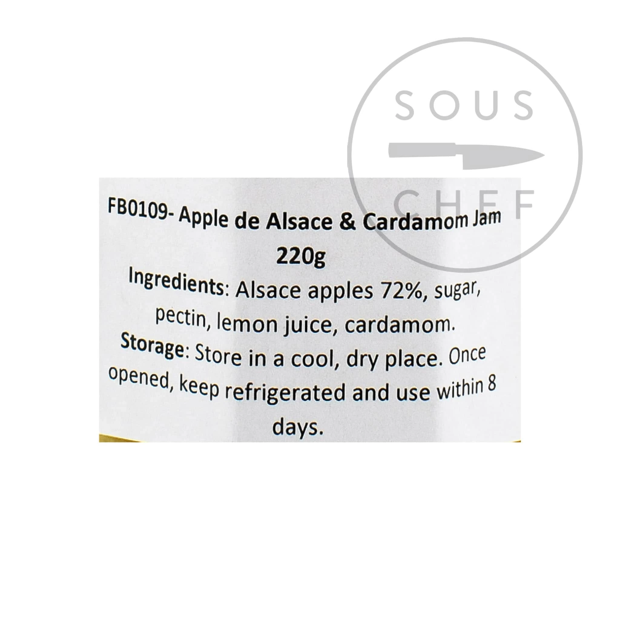 Zutaten Christine Ferber Apfel Aus Elsass Und Cardamom Jam 220g 2 Zutaten Christine Ferber Apfel Aus Elsass Und Cardamom Jam 220g – Bild 2