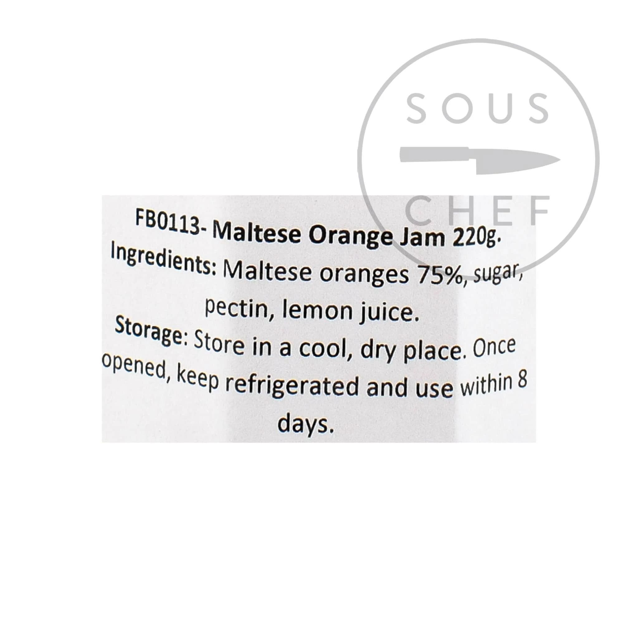 Zutaten Christine Ferber Maltesische Orange Jam 220g 2 Zutaten Christine Ferber Maltesische Orange Jam 220g – Bild 2