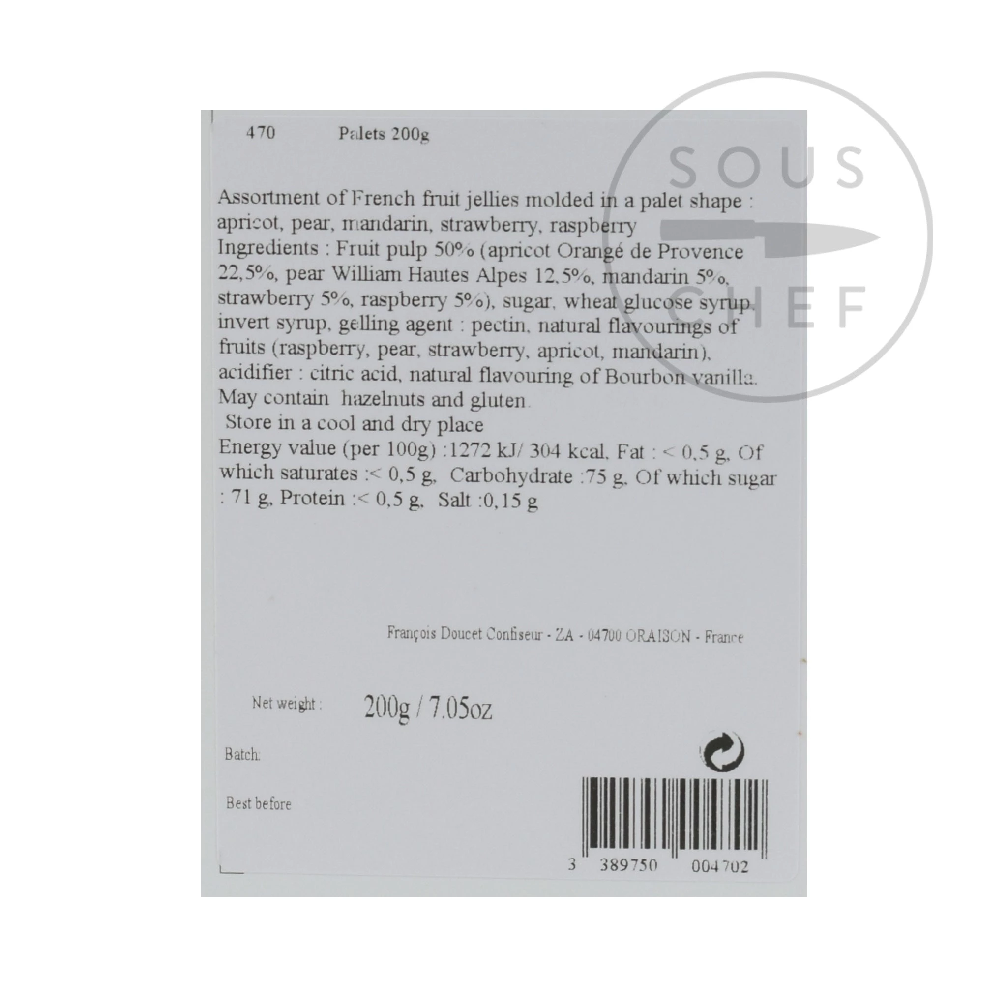 Francois Doucet François Doucet Fruchtgelees 200g 2 Francois Doucet François Doucet Fruchtgelees 200g – Bild 2