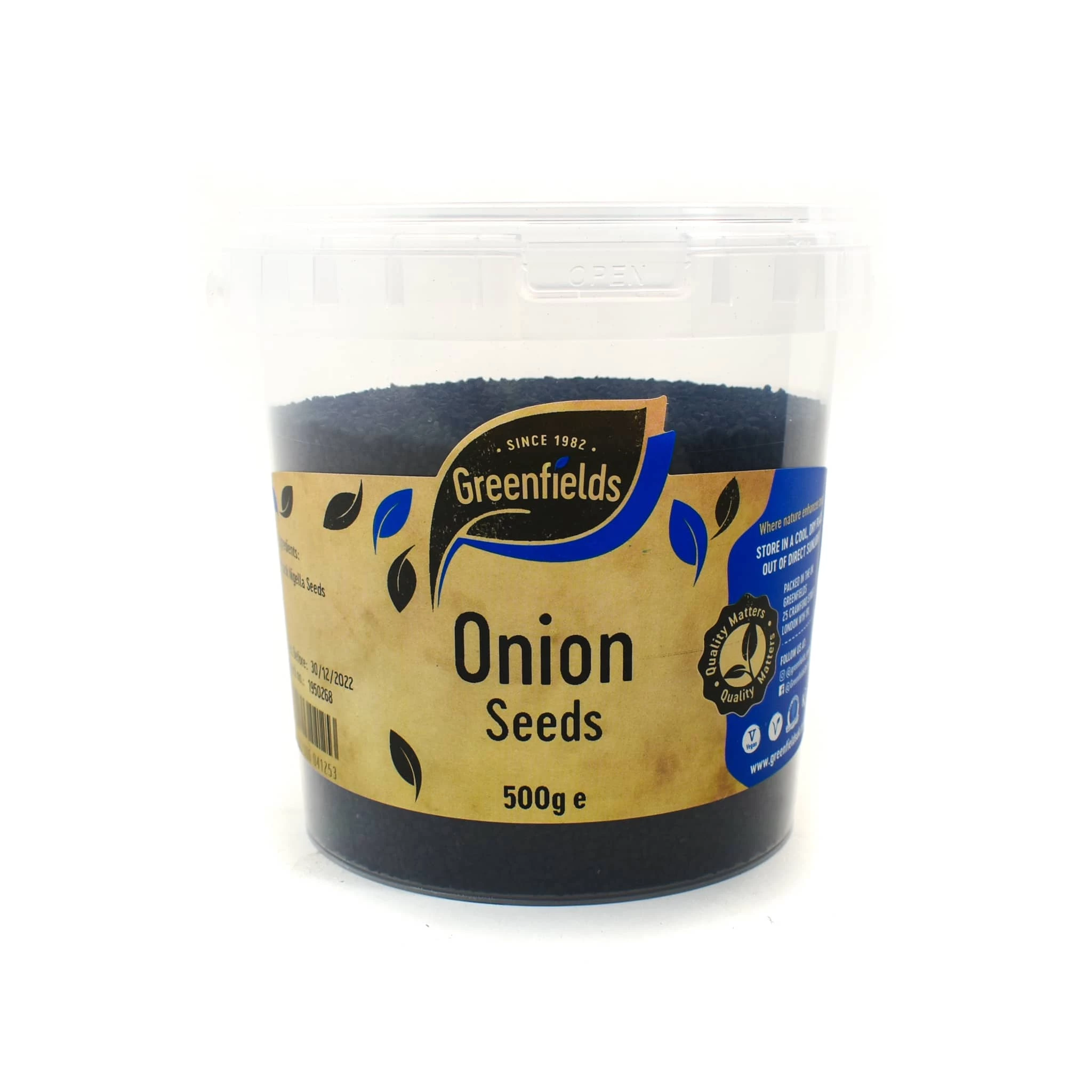 Greenfields Grünfelder Kräuter & Amp; Gewürze Schwarze Zwiebeln Samen Catering-Größe 1 Greenfields Grünfelder Kräuter & Amp; Gewürze Schwarze Zwiebeln Samen Catering-Größe