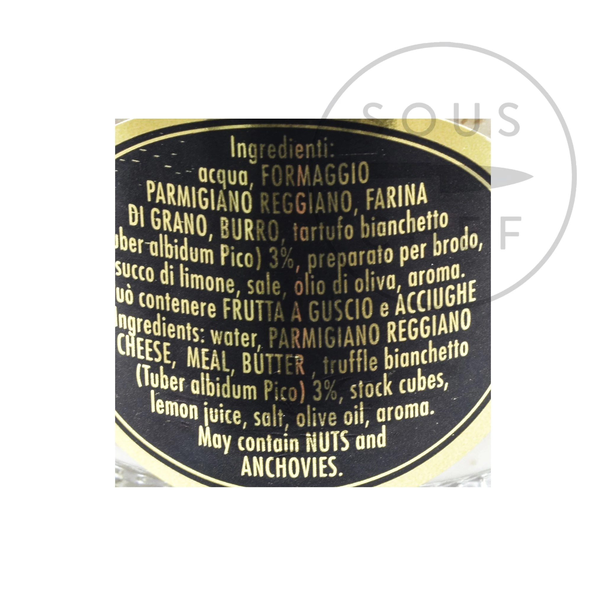 Marini Azzolini Trüffelsoße 90g Zutaten 2 Marini Azzolini Trüffelsoße 90g Zutaten – Bild 2