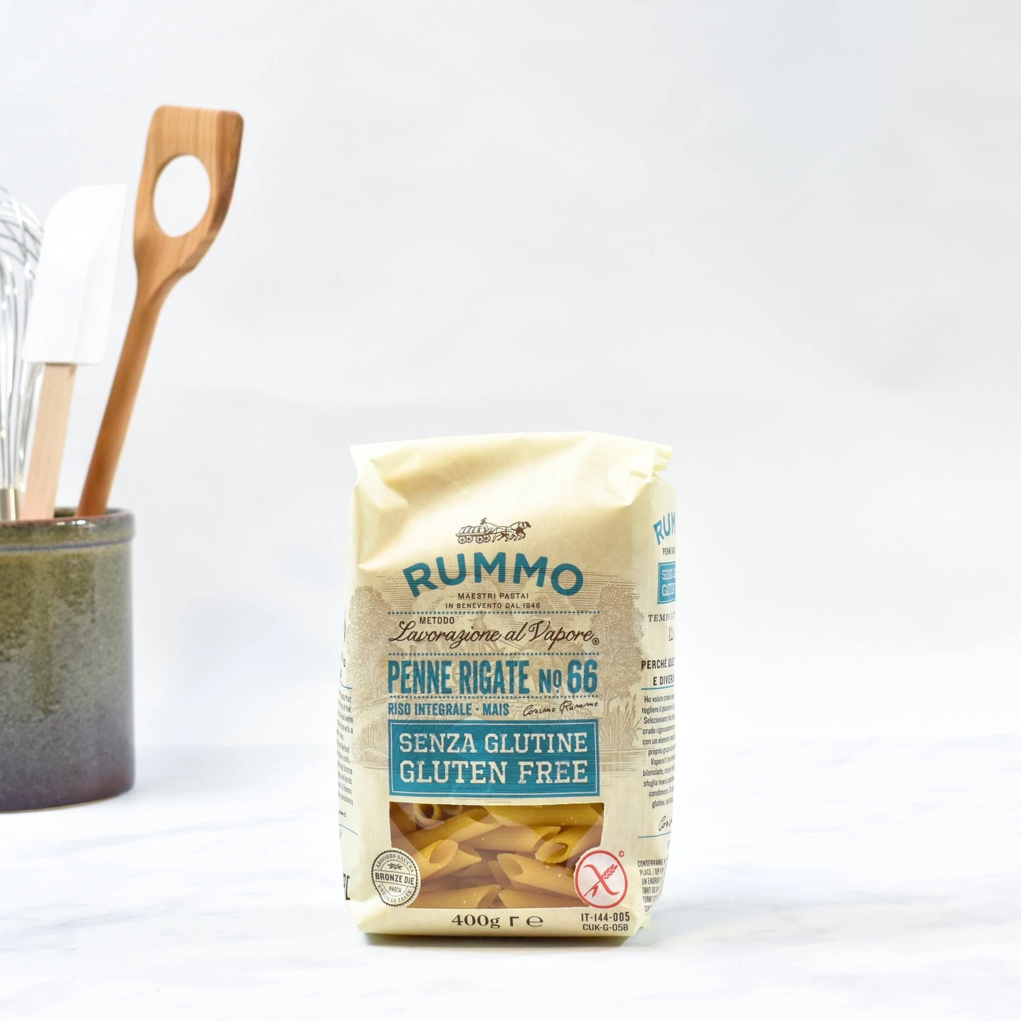 Rummo Gluten Free Penne Rigate 400g Zutaten 2 Rummo Gluten Free Penne Rigate 400g Zutaten – Bild 2