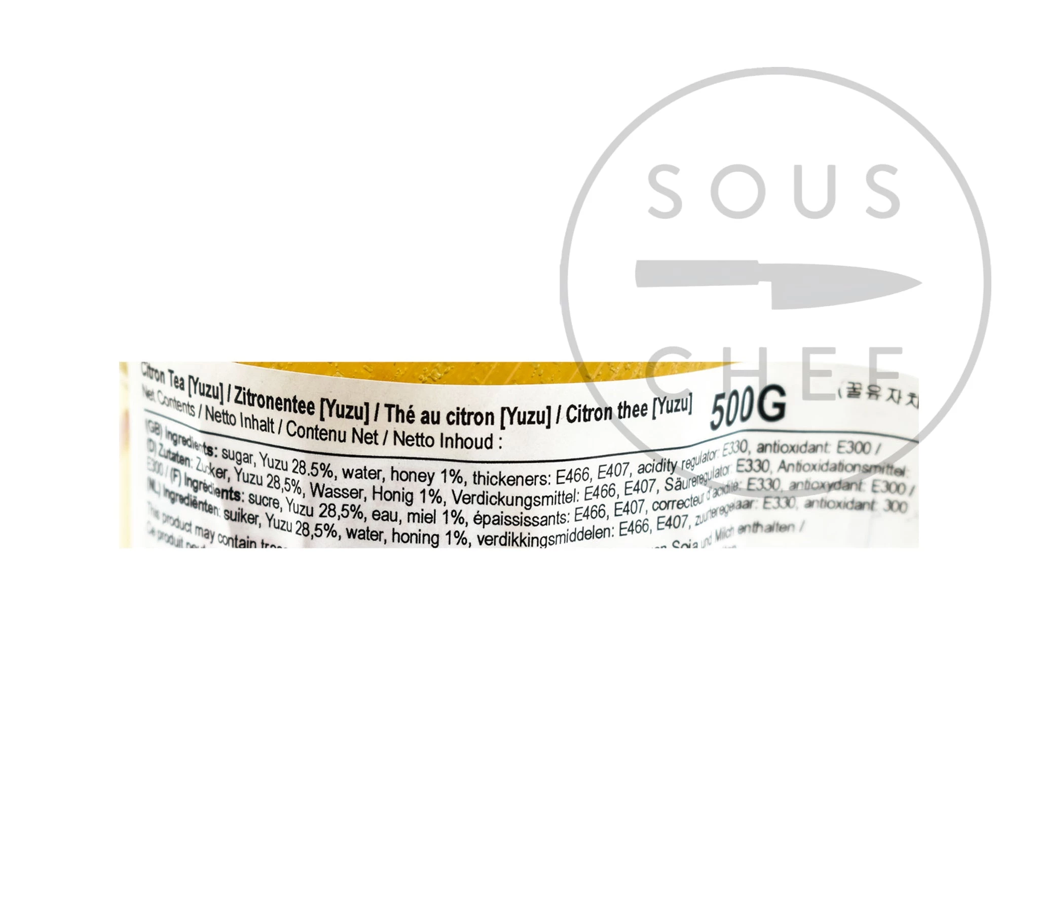 Ottogi Yuja Citron Yuzu Tee 500g Zutaten 2 Ottogi Yuja Citron Yuzu Tee 500g Zutaten – Bild 2