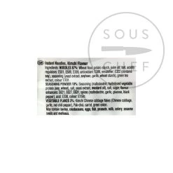 Nongshim Kimchi Ramyun 5x120g Zutaten -Deutschland Küchenwaren Verkäufe HH0061 NongshimKimchiRamyun5x120g nutrition 2