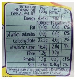 Zutaten MAGGI Chili Knoblauchsoße 305g 5 Zutaten MAGGI Chili Knoblauchsoße 305g -Deutschland Küchenwaren Verkäufe HH0064 MAGGIChilliGarlicSauce305g nutrition 2