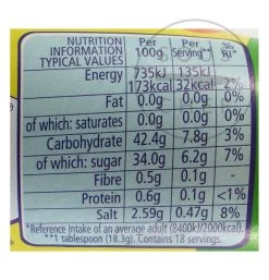 MAGGI Chili Sauce 305g Zutaten 5 MAGGI Chili Sauce 305g Zutaten -Deutschland Küchenwaren Verkäufe HH0065 MAGGIChilliSauce340g nutrition 2