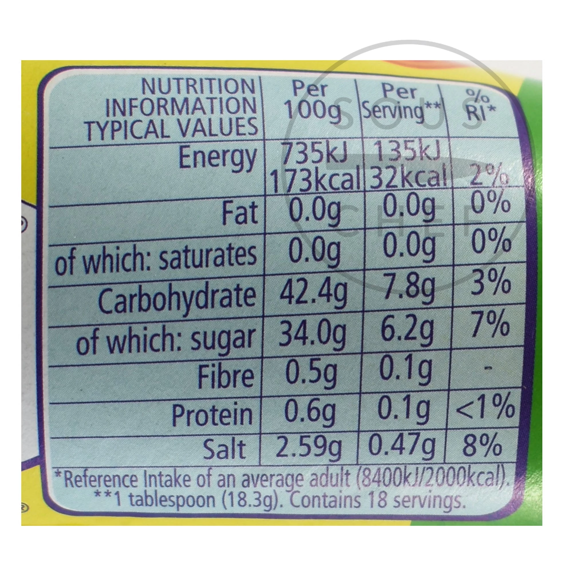 MAGGI Chili Sauce 305g Zutaten 3 MAGGI Chili Sauce 305g Zutaten – Bild 3