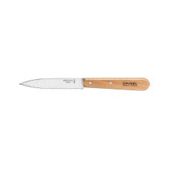 Opinel Essentials Buche Griff Gezackt Messer N.113 Kochgeschirr