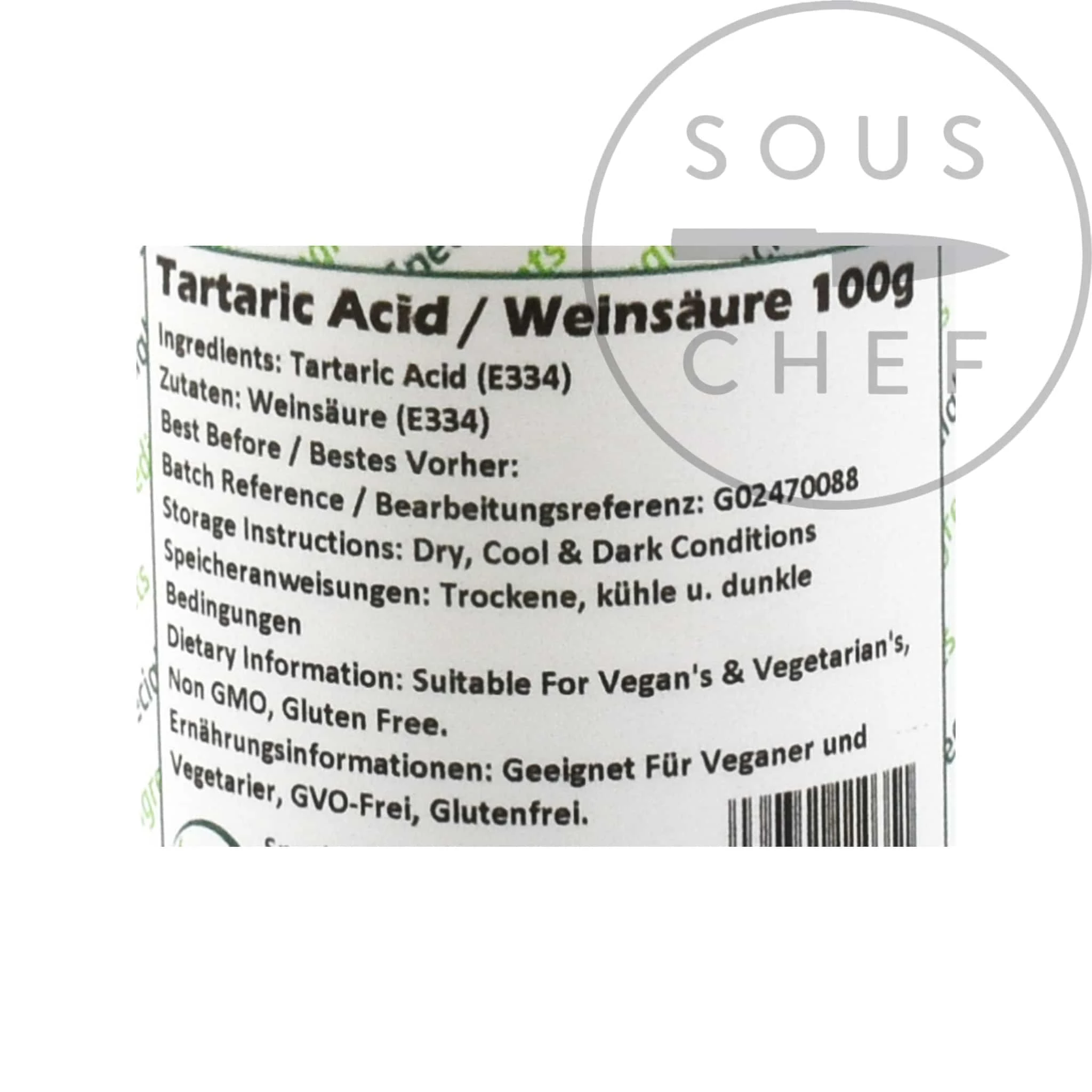 Special Ingredients Spezielle Inhaltsstoffe Tartarsäure 100g 2 Special Ingredients Spezielle Inhaltsstoffe Tartarsäure 100g – Bild 2