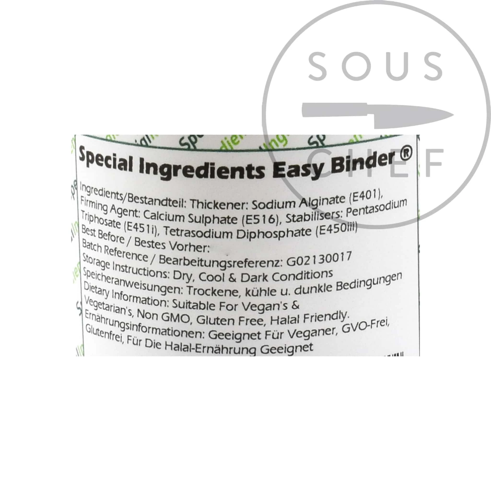 Special Ingredients Spezielle Zutaten Zutaten Easy Binder 100g 2 Special Ingredients Spezielle Zutaten Zutaten Easy Binder 100g – Bild 2