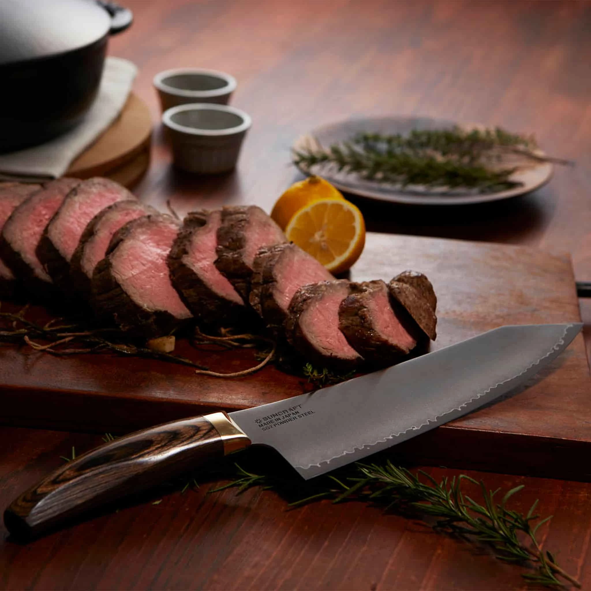 Suncraft Seki 3 Schicht Gyuto Messer 20cm 5 Suncraft Seki 3 Schicht Gyuto Messer 20cm – Bild 5