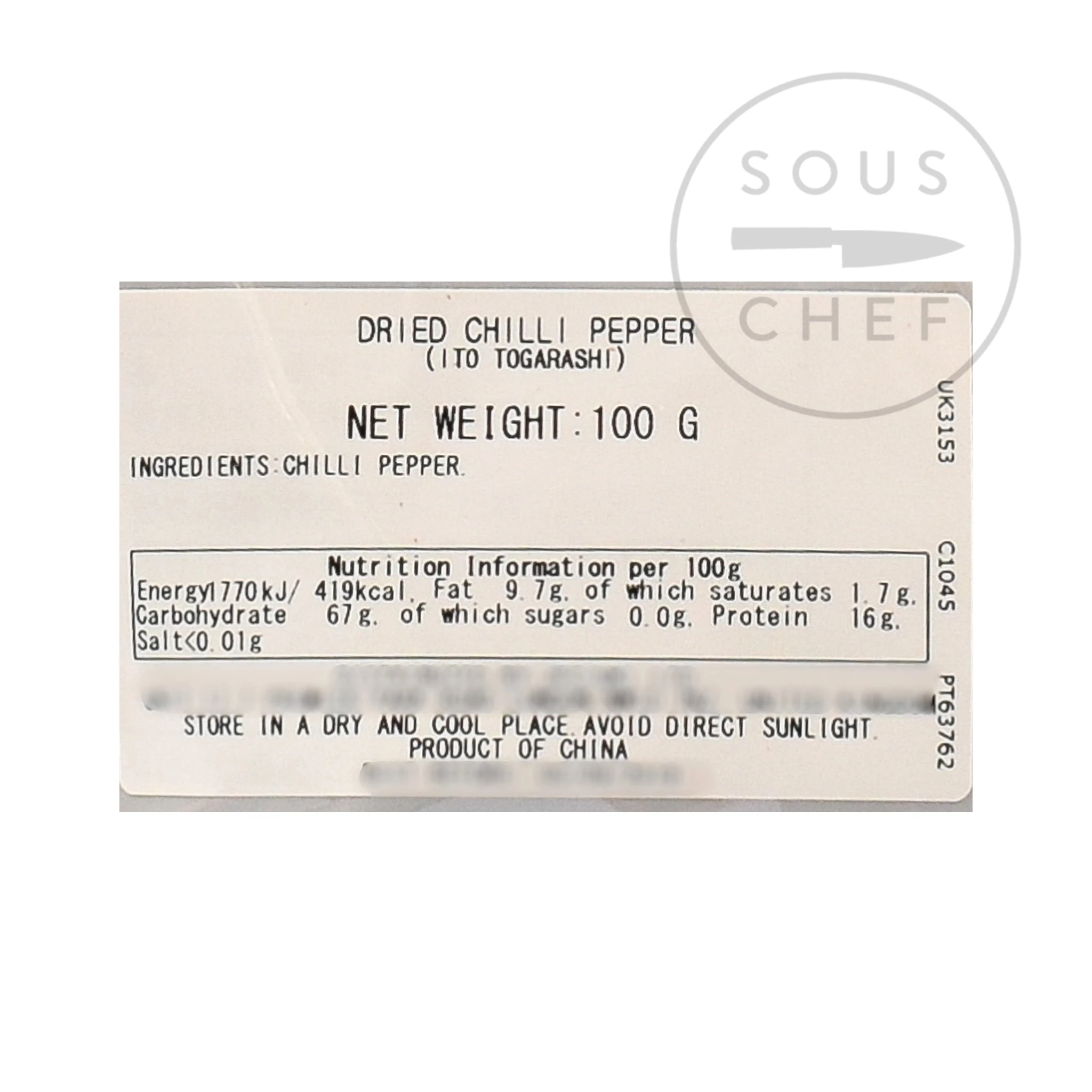 S&B S&B Getrocknete Chilis Ito Togarashi - Sil Gochu 100g 3 S&B S&B Getrocknete Chilis Ito Togarashi - Sil Gochu 100g – Bild 3