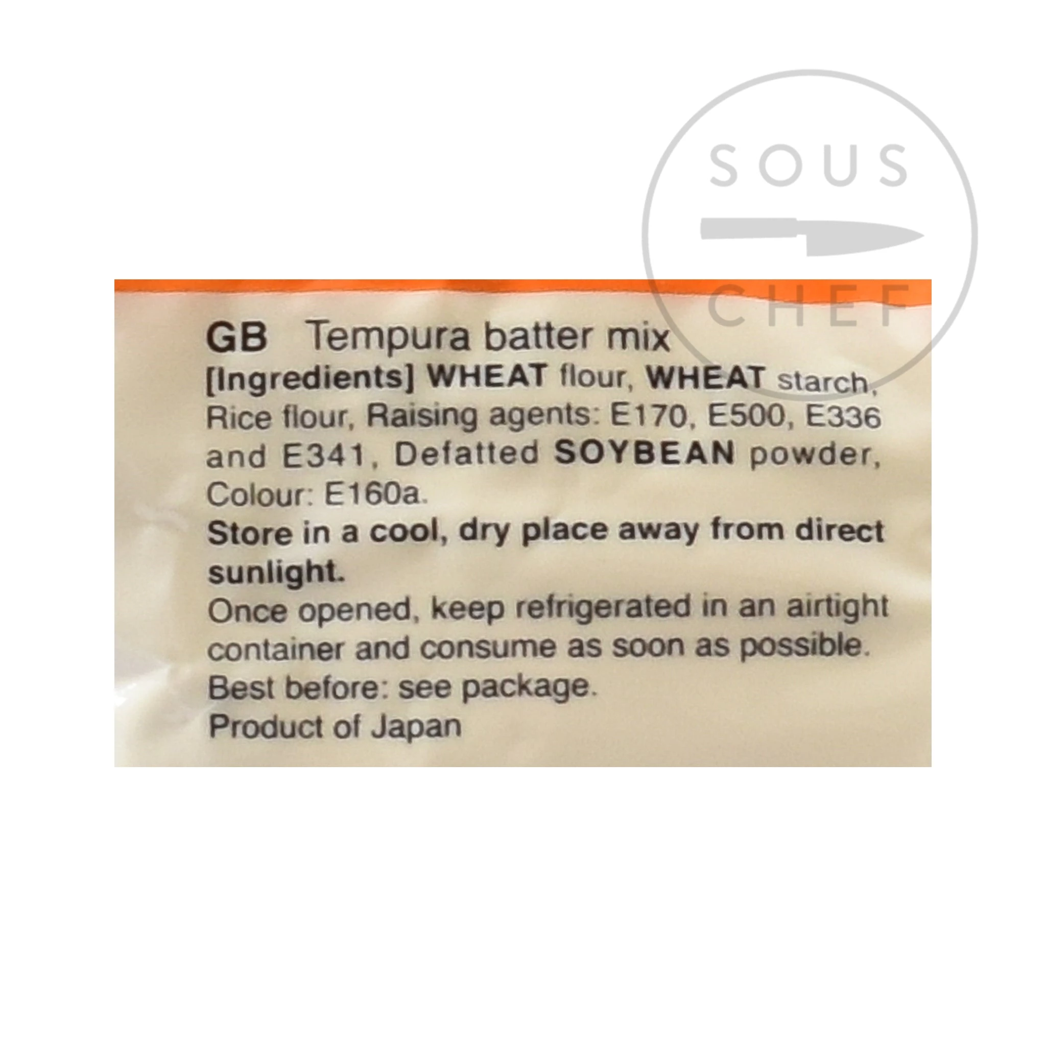 Ohmai Tempura Batter Mix 700g Zutaten 3 Ohmai Tempura Batter Mix 700g Zutaten – Bild 3