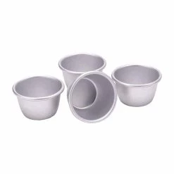 Kitchencraft Küchengeschirr Set Von 4 Eloxierten Mini Pudding Moulds